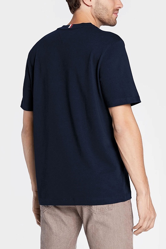 Тёмно-синяя футболка Tommy Hilfiger TH Monogram