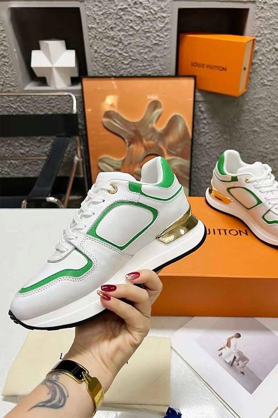 Женские кожаные кроссовки Louis Vuitton Neo Run Away