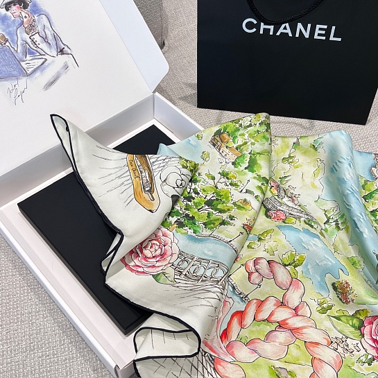 Платок Chanel premium 87x86 см