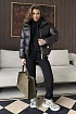 Женский костюм тройка на флисе Schiaparelli premium - Black