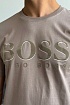 Мужская бежевая футболка Hugo Boss