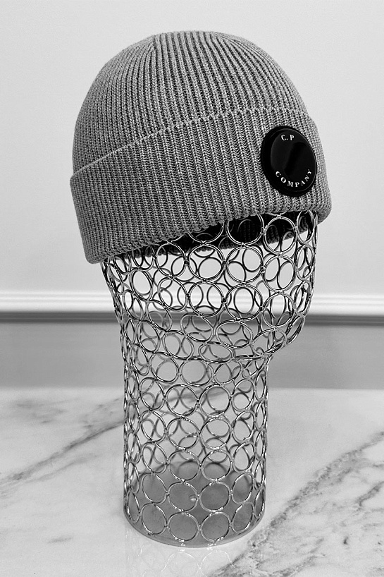 Шапка C.P. Company Single Lens - Light Grey