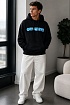 Чёрное худи Off-White Metal Arrow logo-print