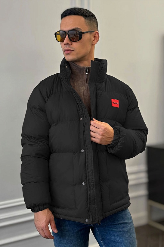 Мужская чёрная куртка Hugo Boss Balto