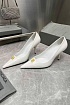 Женские кожаные туфли на каблуке Balenciaga premium
