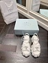 Женские кожаные сандалии Prada Monolith Fisherman - White