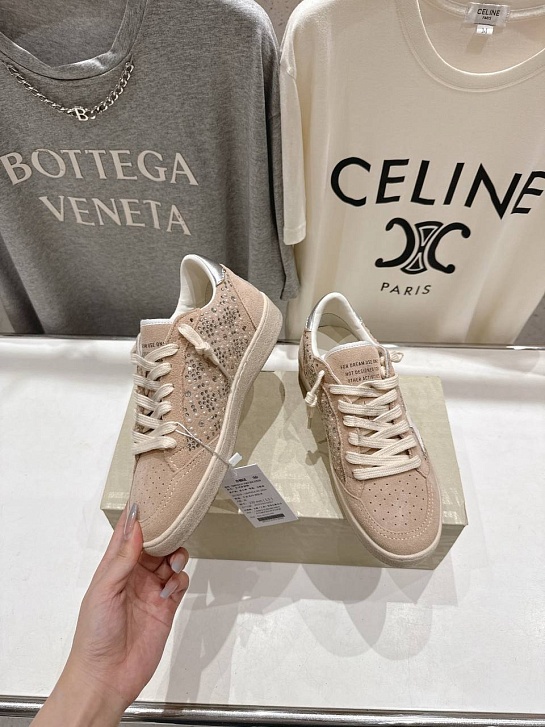 Женские кожаные кроссовки Golden Goose Super Star premium