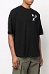 Чёрная оверсайз футболка Off-White Arrows-print