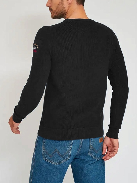 Мужской чёрный джемпер Paul & Shark