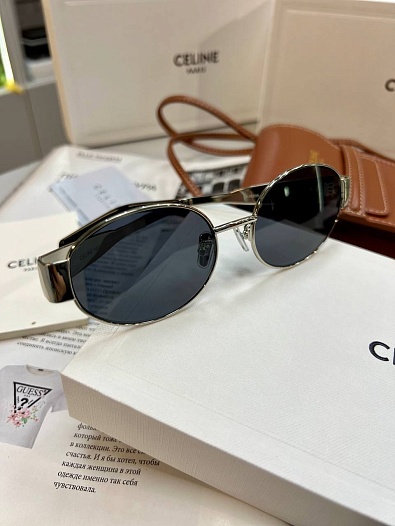 Солнцезащитные очки Celine Triomphe - Black / Silver   