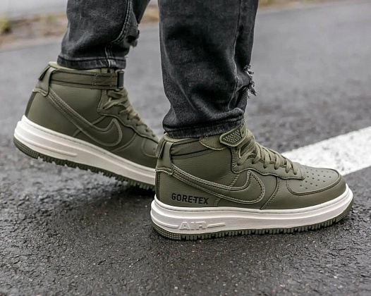 Кроссовки Nike Air Force 1 Mid Gore-Tex Haki   
