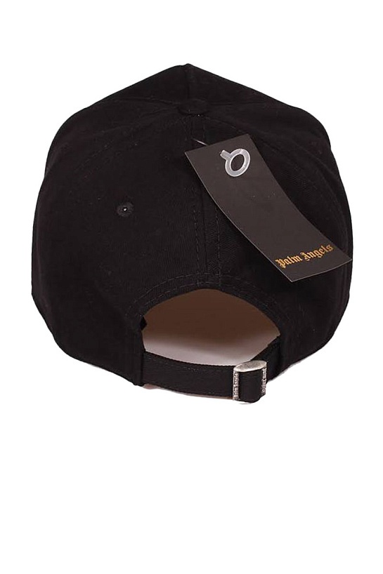 Чёрная бейсболка Palm Angels Los-Angeles Sprayed