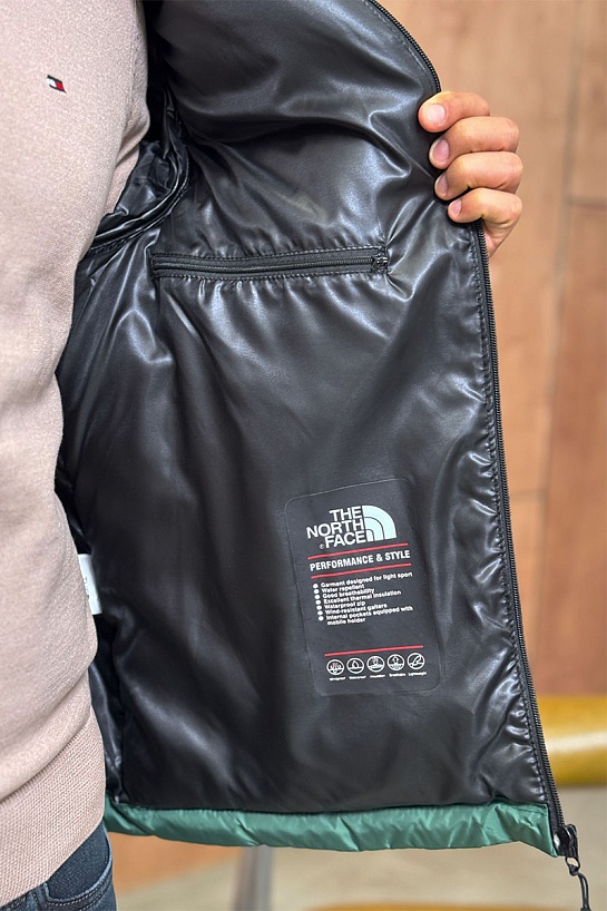 Зелёный пуховик The North Face 1996 Retro Nuptse