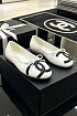 Женские кожаные балетки Chanel Ballerines premium