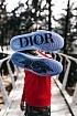 Кроссовки Dior x Nike Air Jordan 1 Retro High - White / Grey