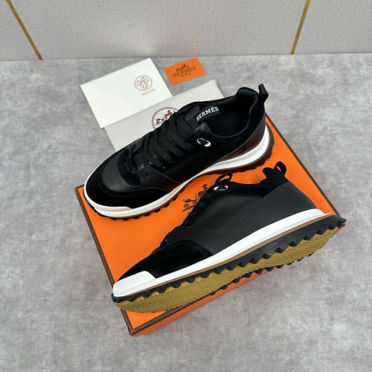 Мужские кроссовки Hermes Leader - Black   