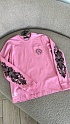 Женский розовый свитшот Chrome Hearts