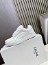 Женские кожаные кроссовки Celine Premium - White