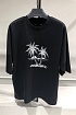 Оверсайз футболка Palm Angels "Sunset Palms" - Black