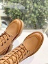 Женские комбинированные сапоги Celine Premium - Brown