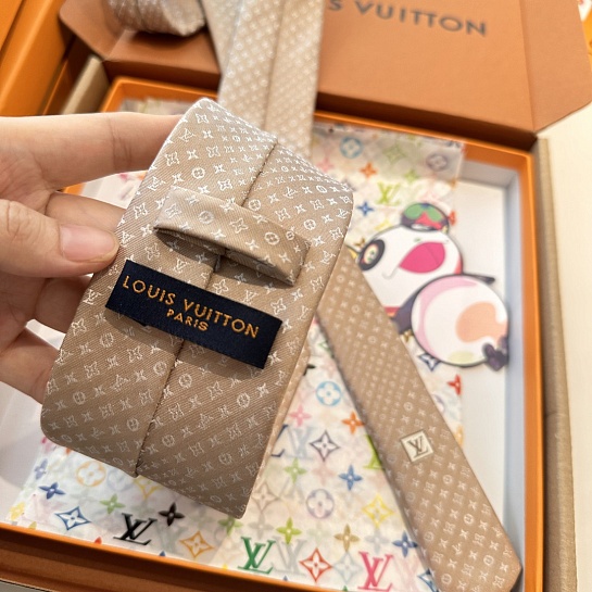 Галстук Louis Vuitton Monogram premium - Beige