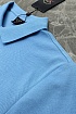 Голубое поло Paul & Shark logo-embroidered