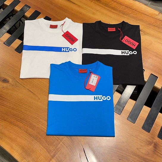 Футболка белого цвета Hugo Boss Dierro