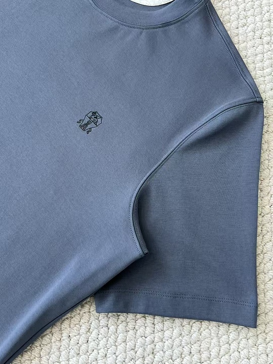 Мужская синяя футболка Brunello Cucinelli premium