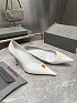 Женские кожаные туфли на каблуке Balenciaga premium