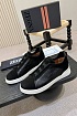 Мужские кроссовки Zegna Triple Stitch Alligator - Black