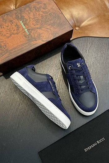 Мужские комбинированные кроссовки Stefano Ricci   