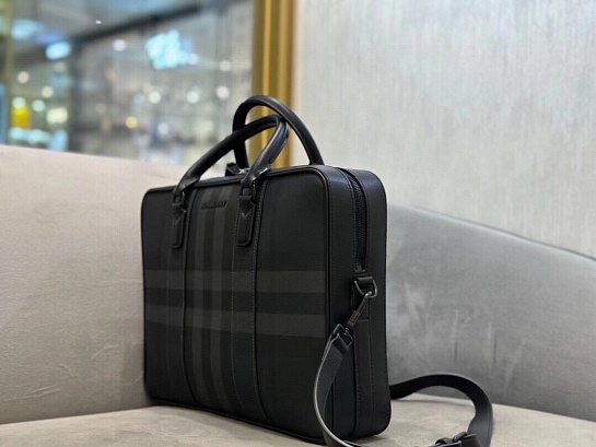 Кожаный портфель Burberry Premium 38x28x9 см