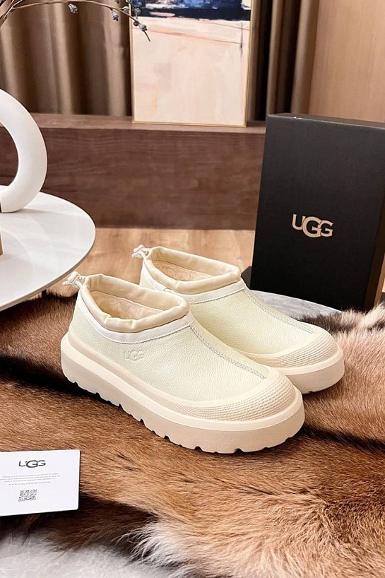 Женские замшевые ботинки UGG Tasman Hybrid - White