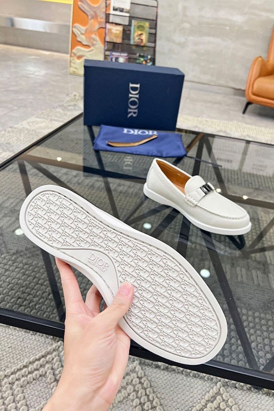 Мужские кожаные лоферы Dior
