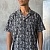 Мужская чёрная рубашка Dolce & Gabbana graphic-print