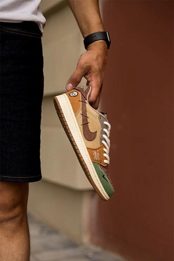 Кроссовки Nike Zion Williamson x Air Jordan 1 Low OG "Voodoo"   