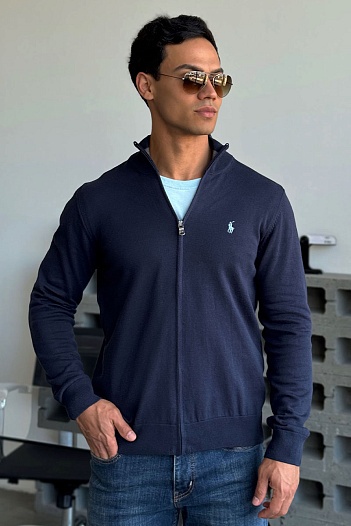 Мужская кофта Polo Ralph Lauren pony-embroidered - Navy   