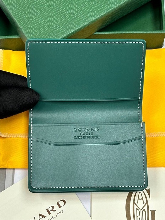 Кошелёк Goyard Malesherbes Premium 10.2x7x1.5 см - Green