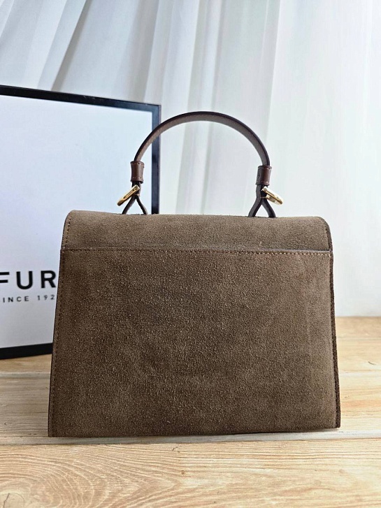 Замшевая сумка Furla Eclisse S 21x17 см