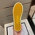 Мужские желтые кроссовки Gucci GG Monogram