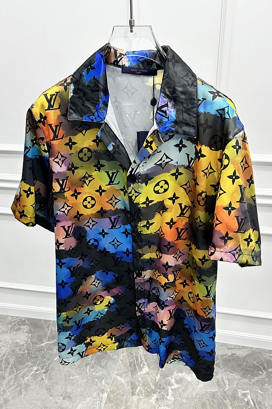 Мужская рубашка Louis Vuitton Monogram Watercolor
