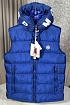 Мужской жилет Moncler синего цвета