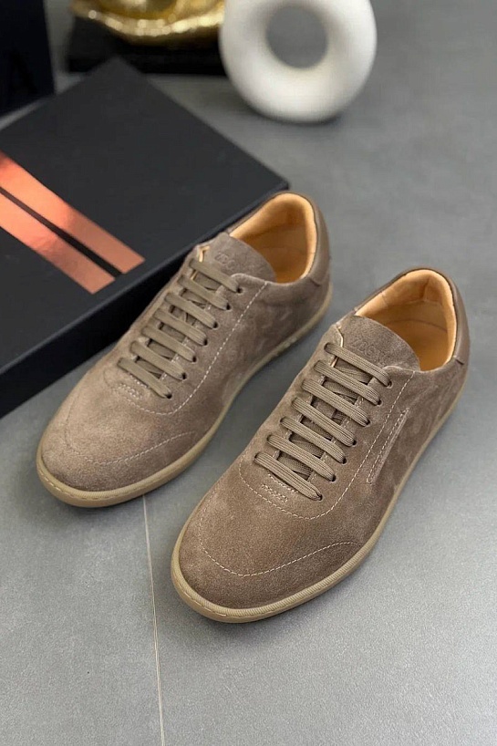 Мужские замшевые кроссовки Zegna "232"