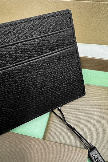 Кожаный кардхолдер Burberry Premium 10x7 см   