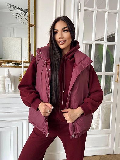 Женский костюм тройка Brunello Cucinelli Premium - Red   