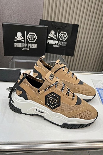 Мужские кроссовки Philipp Plein Predator - Brown   