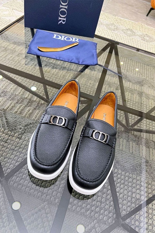 Мужские кожаные лоферы Dior