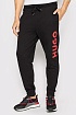 Чёрные спортивные штаны Hugo Boss Dutschi logo-print