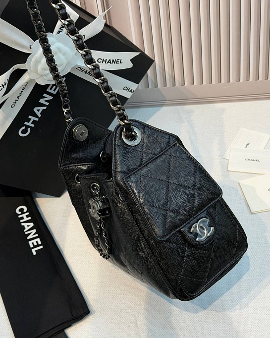 Кожаная сумка Chanel 25 Mini premium 20x22x12.5 см