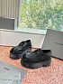 Женские кожаные ботинки Balenciaga Strike Platform Derby premium
